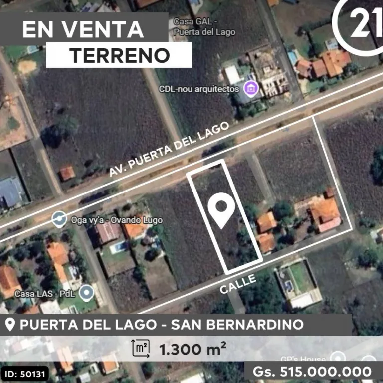Vendo Terreno Premium de 1.300 m² en San Bernardino — foto 2