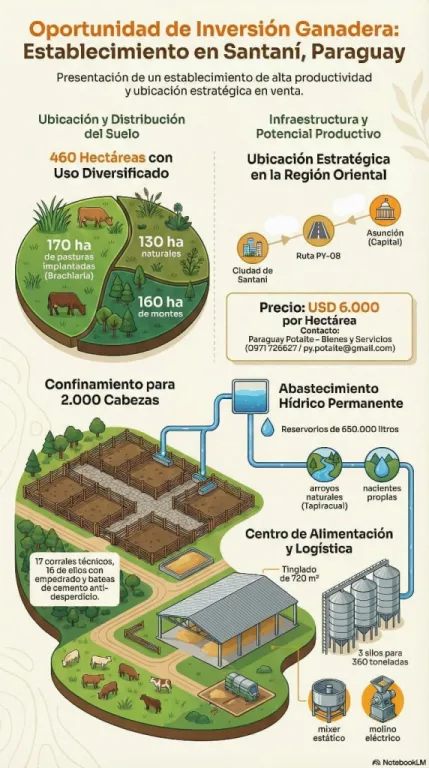 PEDRO JUAN CABALLERO, AMAMBAY: 8.258 HAS EN VENTA, OPORTUNIDAD DE INVERSIÓN. — foto 3