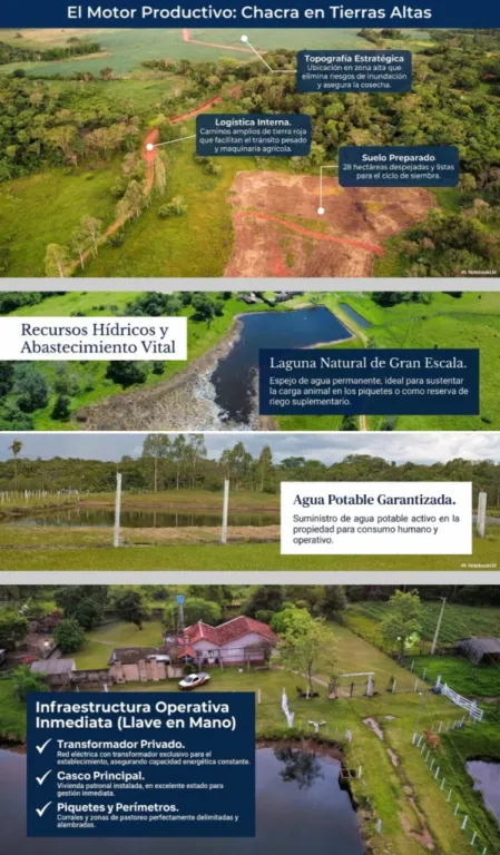 SAN PEDRO DEL PARANÁ, EXCELENTE OPORTUNIDAD: 48.5 HAS, ALTA PRODUCCIÓN AGRÍCOLA. — foto 3