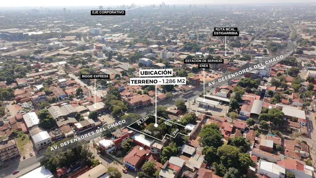 VENDO PROPIEDAD COMERCIAL SOBRE AV. DEFENSORES DEL CHACO — foto 2