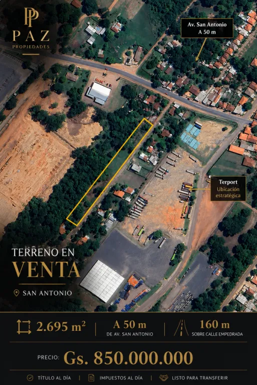 🏡 Gran oportunidad en San Antonio – Terreno de 2.695 m² con 160 m de frente — foto 3