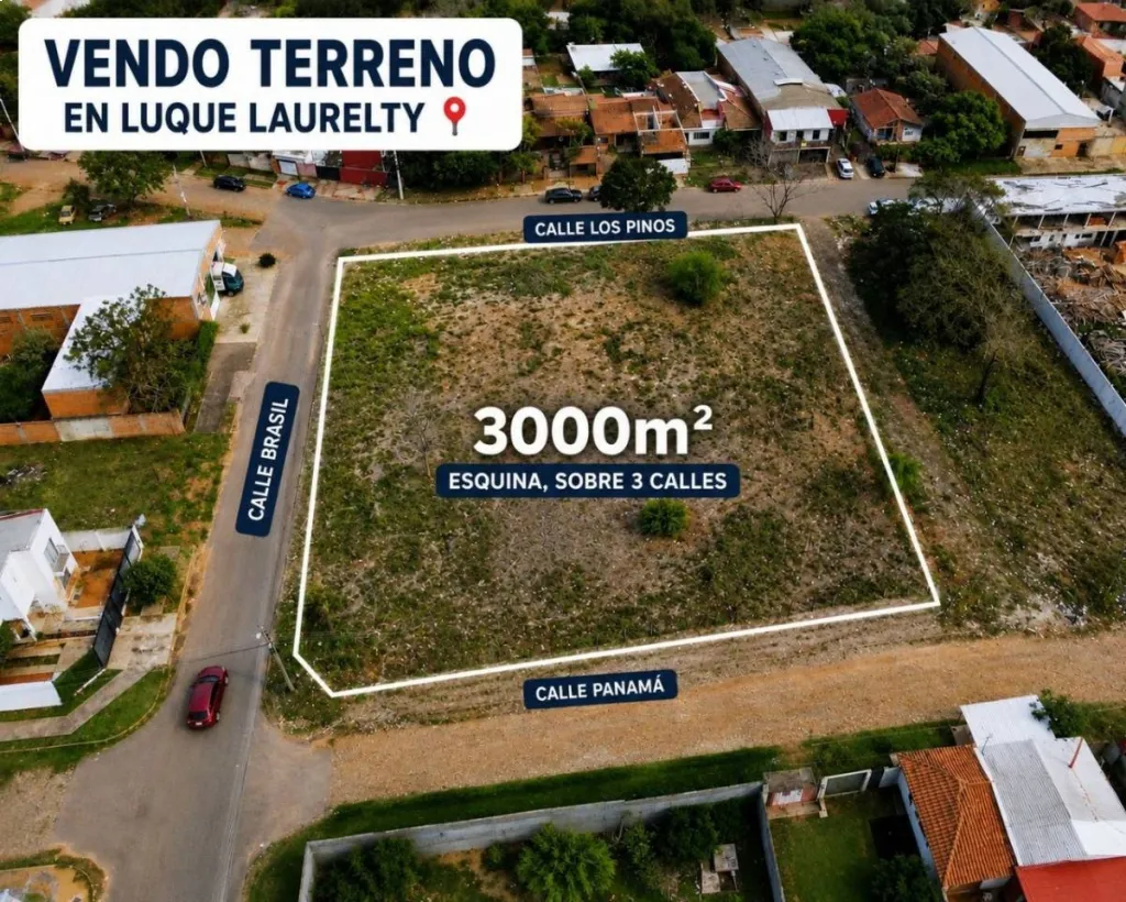 VENTA DE IMPORTANTE TERRENO EN LAURELTY, LUQUE — foto 3