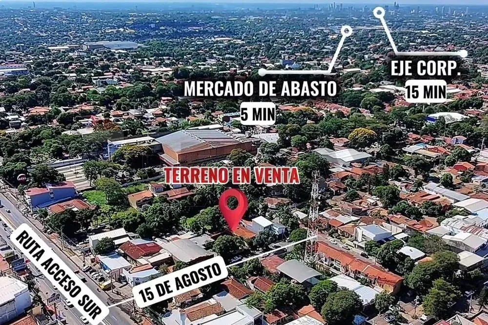 Vendo Terreno a Metros de Acceso Sur – Fernando de la Mora — foto 2