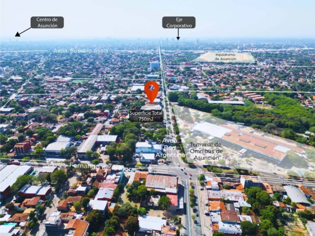 Vendo Propiedad Comercial 400m2 frente a Terminal de Omnibus Nazareth — foto 3