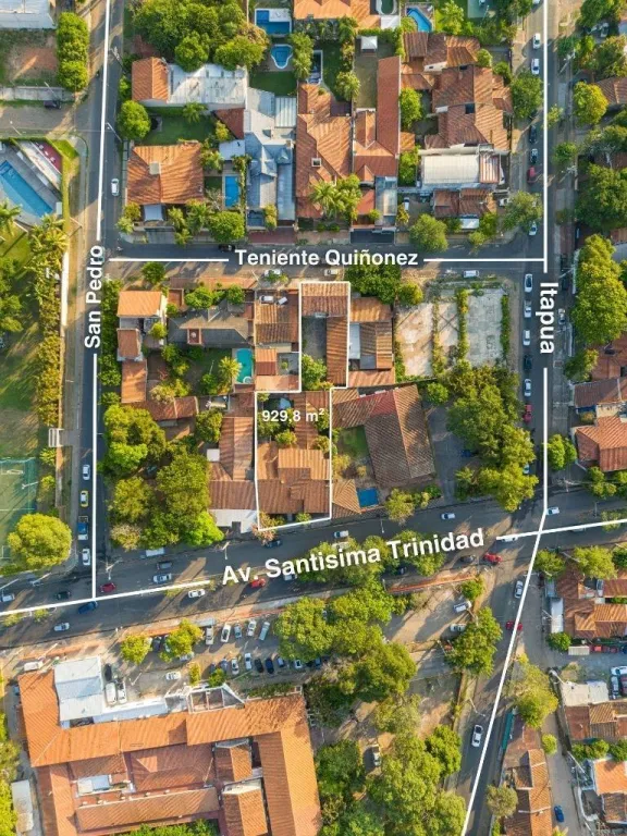 Vendo Terreno 929m2 doble acceso ideal desarrollo sobre Av. Santisima Trinidad — foto 2