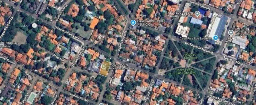 Vendo Terreno 418m2 zona AR1B residencial premium en Los Laureles Asuncion — foto 2