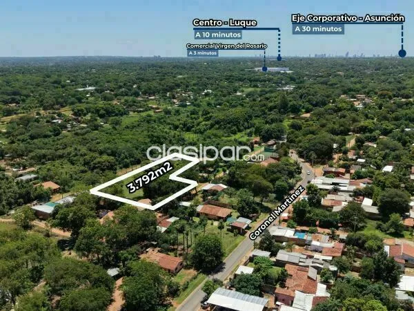 Vendo 10 terrenos juntos en Luque a una cuadra de Asfaltado — foto 2