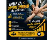 DISPUESTO A AUMENTAR TUS INGRESOS??