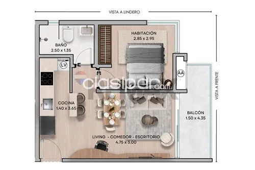 Departamento en Venta en Asunción Recoleta — foto 3