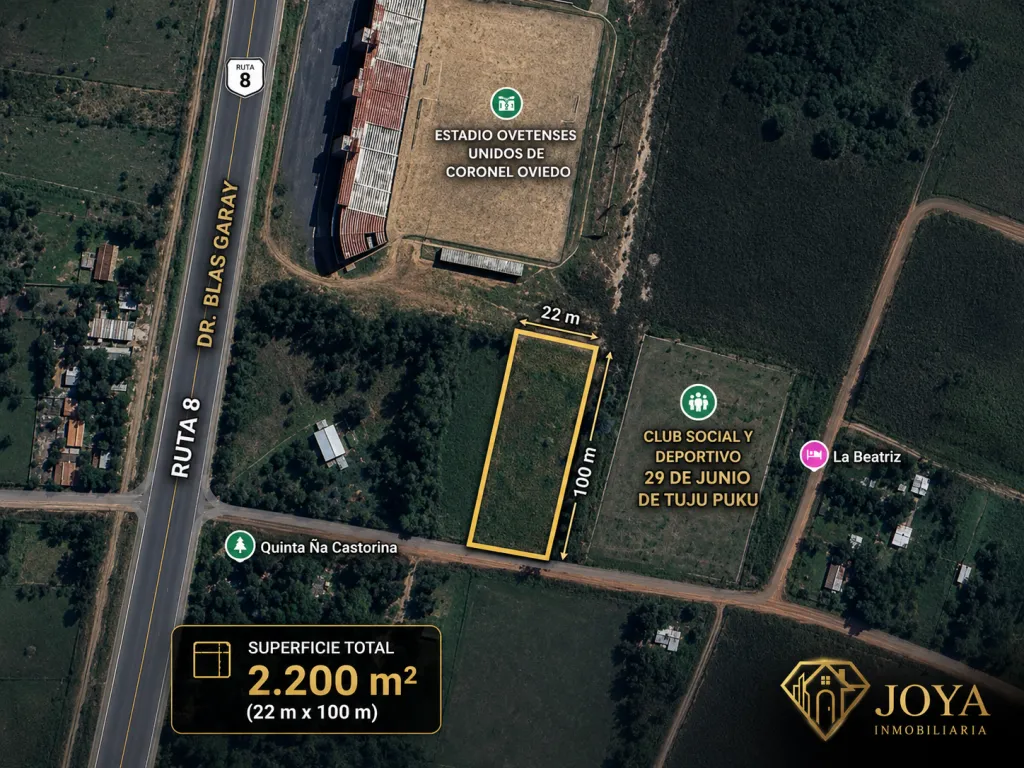 🏟️ Terreno de 2.000 m² en venta – Zona Estadio Ovetenses Unidos — foto 2