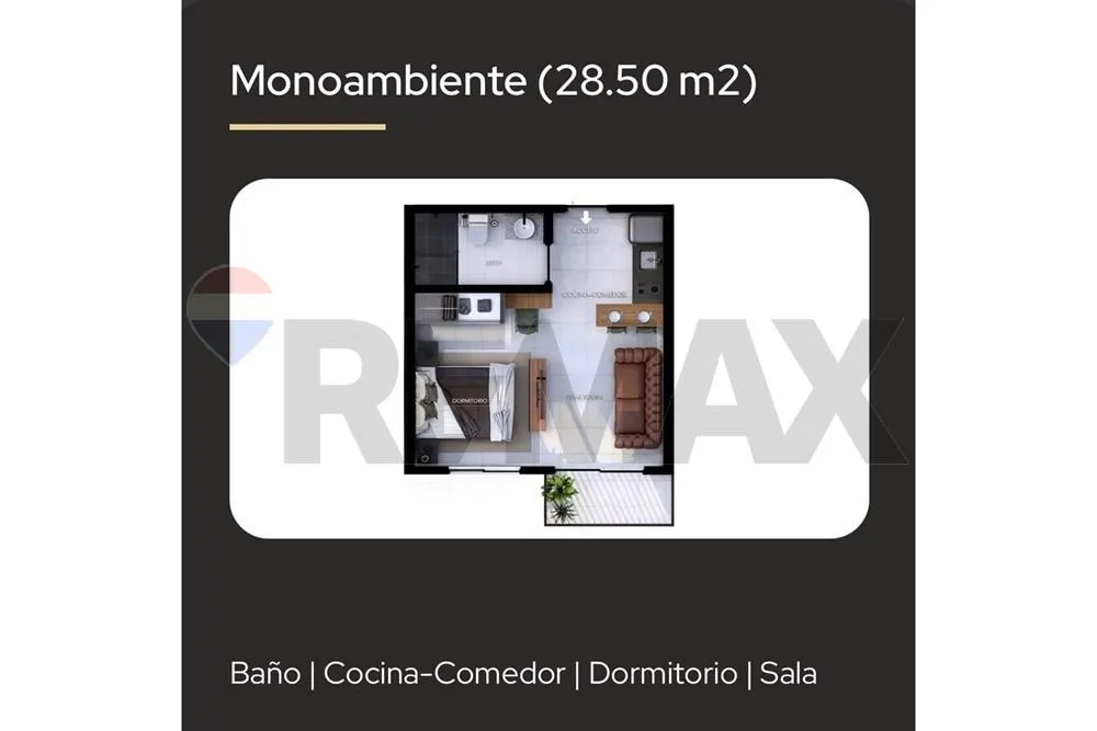 MONOAMBIENTE EN VENTA - EDIFICIO SOHO FLATS — foto 2