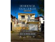 ALQUILO AMPLIA CASA 3 DORMITORIOS EN SAJONIA ASUNCION