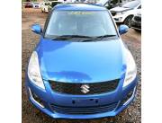 VENDO SUZUKI SWIFT COLOR AZUL FRANCIA AÑO 2013,14 RECIEN IMPORTADO MOTOR 1.4 NAFTERO CAJA