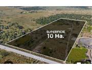 VENDO 10 HECTÁREAS S/RUTA EN JOSE FALCON PDTE.HAYES IDEAL P/ INDUSTRIA FRENTE S/RUTA