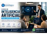 CURSO DE INTELIGENCIA ARTIFICIAL PARA EMPRENDEDORES