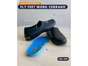 ✅ Zapato fly feet work Cerrado Negro