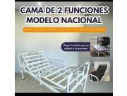 🛏️ Cama Hospitalaria Nacional de 2 Funciones