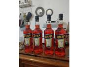 Vendo 4 botellas de aperitivo Aperol 750 ml
