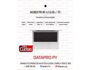 MacBook Pro M5 14.2” (24 GB + 1 TB). Adquirila en cuotas!
