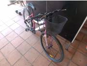 Bicicleta color rosa Aro 26