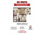 🟠DEPARTAMENTO DE 1 DORMITORIO TIPOLOGÍA G AL POZO EN EDIFICIO HABITALIS JARDÍN 🟠